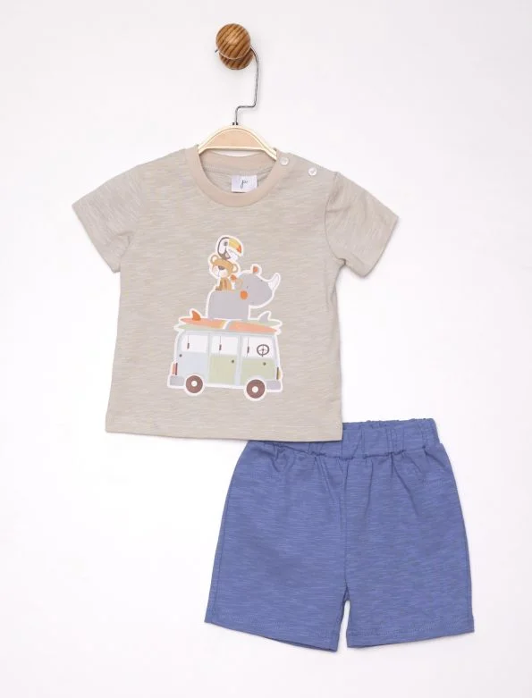 Bebek Şortlu Takım, Erkek pijama takımı