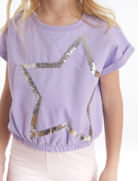 Çocuk Pullu Tayt Takım 3 kız çocuk pullu tayt takım