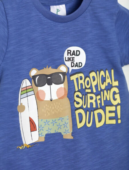 Tropical Bebek Şort Tulum 3 Tropical Bebek Şort Tulum