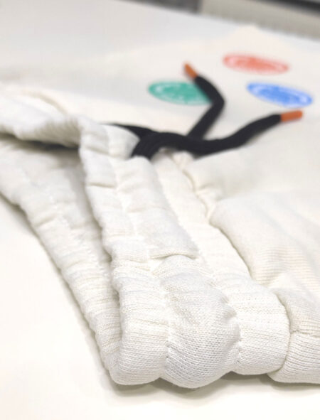 Lastikli Baskılı Çocuk Krem Şort 3 lastikli baskili cocuk krem sort 2