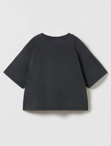 Mickey Baskılı Siyah Tişört