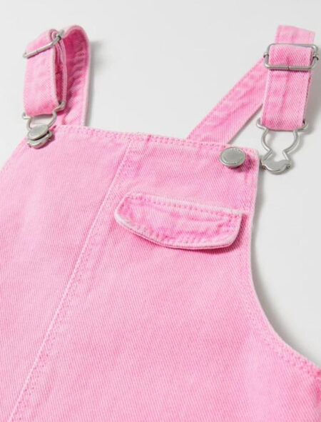 Pembe Cepli Kot Salopet 3 pembe cepli kot salopet, denim salopet