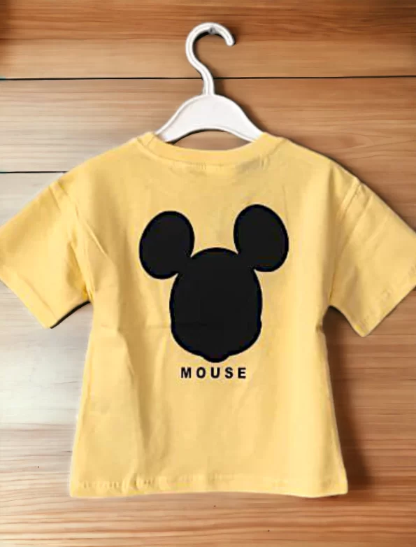 mickey mouse baskılı tişört